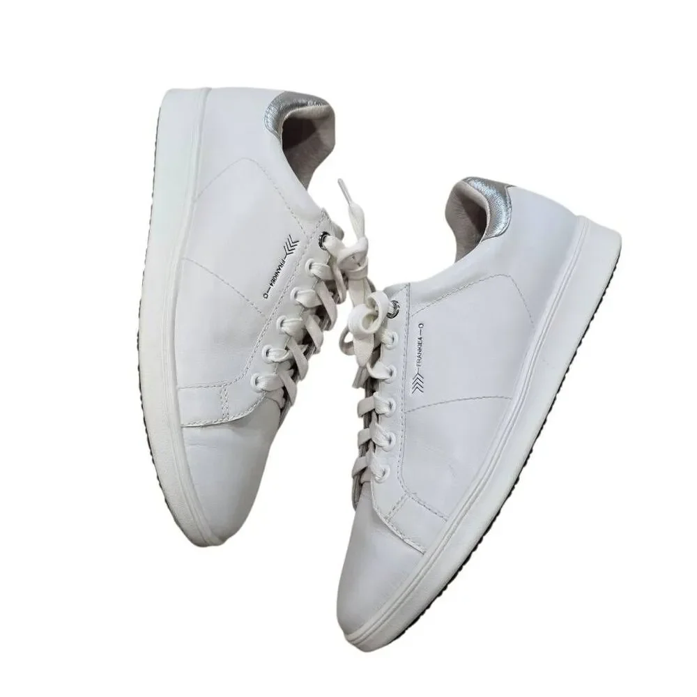 Frankie4 Jackie III Sneakers Women's 8.5 White Silver Lizard Athletic Shoes‎ - Picture 4 of 10